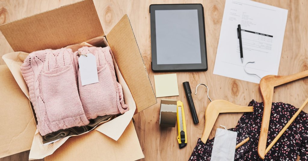 packing online order to deliver to customer